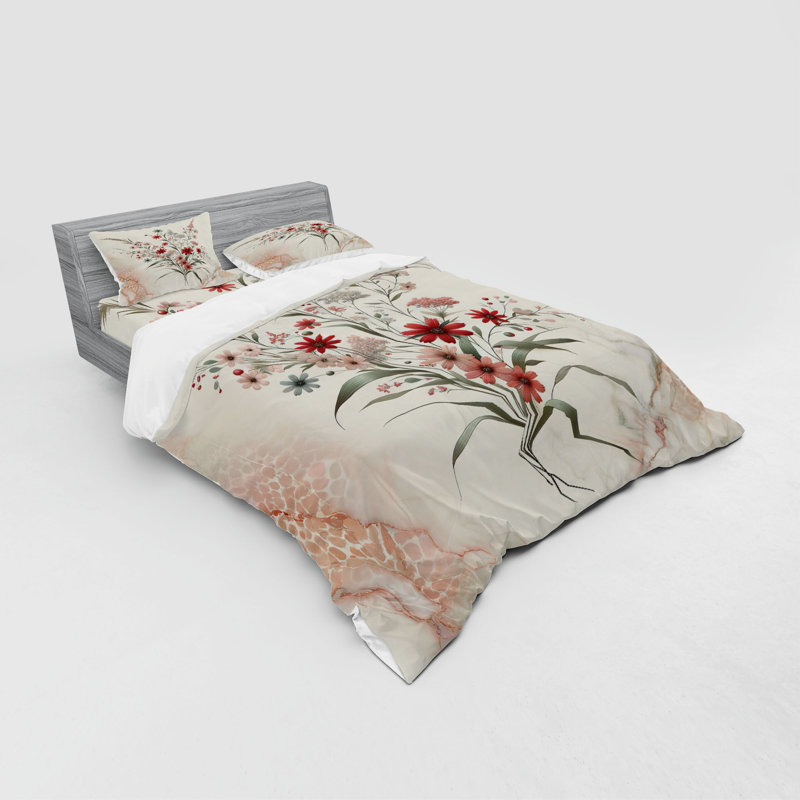 Ensemble de literie Ambesonne, Housse de couette grand + 3 pièces supplémentair