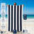 Premium Oversized Striped Towels - Soft, Absorbent & Long‑Lasting-128922924