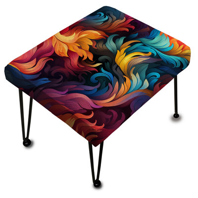 Rolon - Repose-pieds rectangulaire abstrait