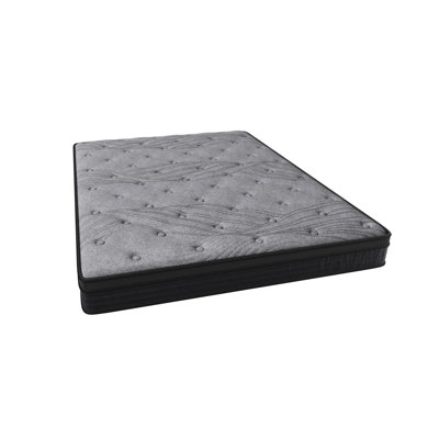 12 Inch Soft-Medium Firm Mattress With Pocket Coils, 560 Individually Wrapped Coils For Targeted Body Support, Minimized Motion Transfer, Mattress In A Box