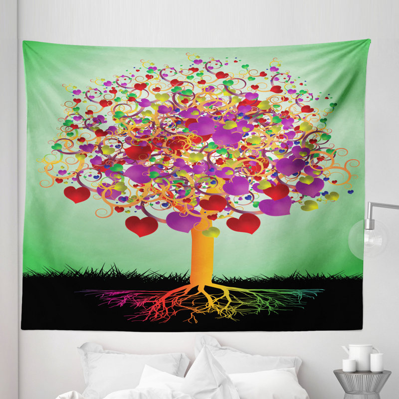 Microfiber Wall Hanging, 264.16cm H x 223.52cm W