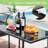 3 Pieces Outdoor Dining Set With Folding Backrest And Seat Cushions