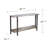 50.25'' Glass Top Console Table