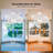 Soraya 22 in. Indoor Ceiling Fan with Dimmable Integrated LED and Remote Control-820131336-820131339