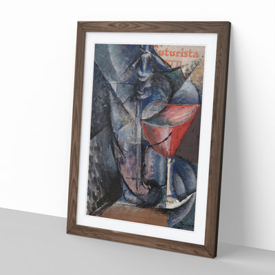 Still Life Glass and Siphon by Umberto Boccioni - Picture Frame Painting