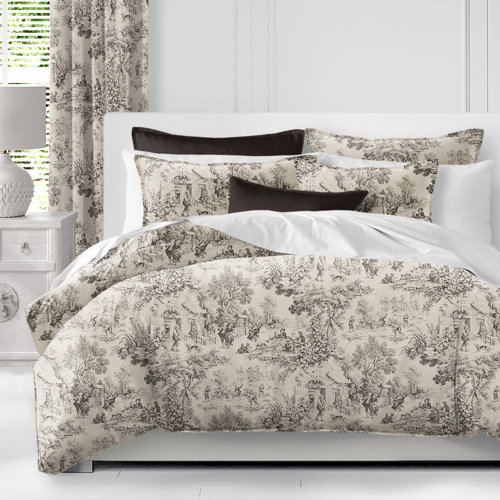 The Tailor's Bed Elysees Cotton Toile Comforter Set & Reviews | Wayfair