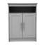 Armoire de rangement de salle de bain moderne avec portes et tablettes magnétiques Vega-95375560