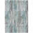 Machine Washable Indoor/Outdoor Cinead ACN1684 Teal Rug-104737726