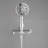 10-Spray Wall Mount Dual Shower Head And Handheld Shower Head 1.8 GPM-108124959