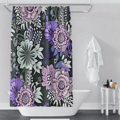 Tyrel Floral Shower Curtain