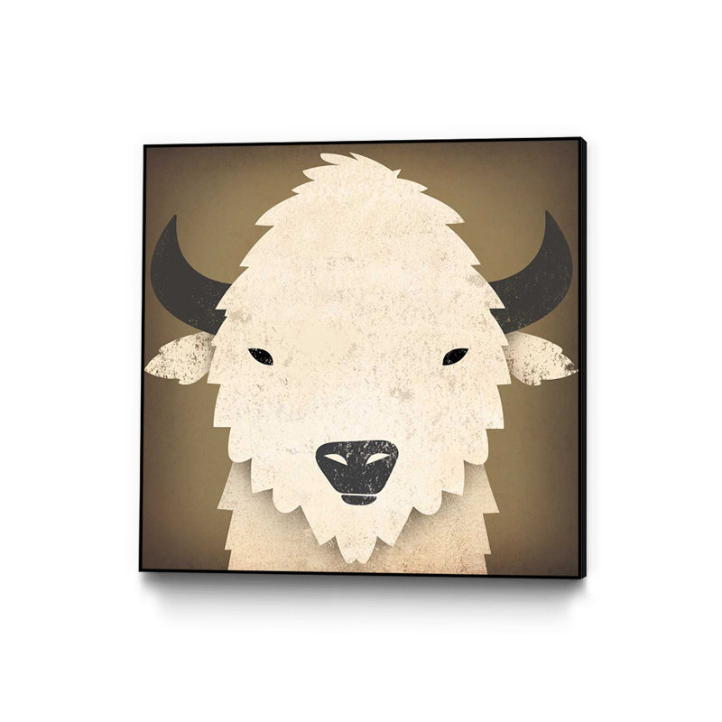 «Buffalo I» par Ryan Fowler, reproduction sur toile flottante, Toile, H 54 po x l 54 po