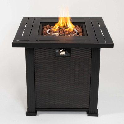 28Inch Square Fire Pit Table