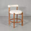 Chaise de bar en acacia Lucas