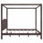 King Size Wood Canopy Bed-114229186