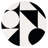 Geometric Handmade Tufted Wool Ivory/Black Area Rug-1446112979