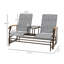 Banc oscillant d'extérieur pour 2 personnes Outsunny