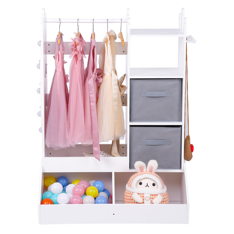 Merter 81.3cm Manufactured Wood Clothes Rack