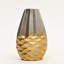 Vases | Vases décoratifs en forme de ruche dorée décoratifs en or et en nickel | Ensemble de 3 