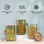 Ensemble de pots de rangement en verre empilables Holden-116623598