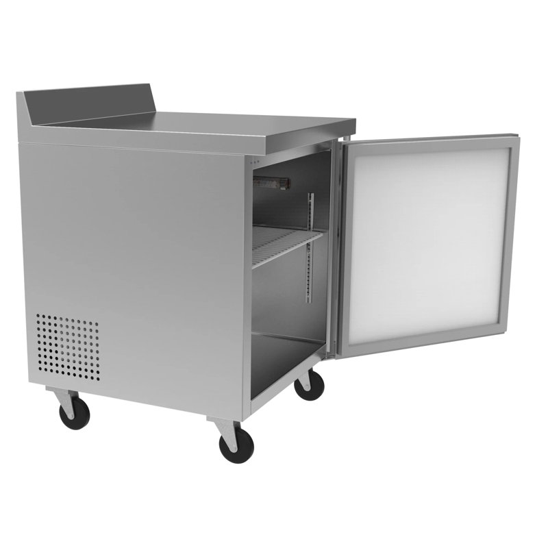 27 in. One Door Worktop Refrigerator with 3.5 in. Backsplash, 6.3 Cu Ft.