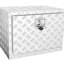 Boîte de rangement 24 "17" 18 "en tôle d'aluminium, étanche, loquet à poignée en T, serrure et clés pour plusieurs outils d'entretien de camion verrouillables, remorque