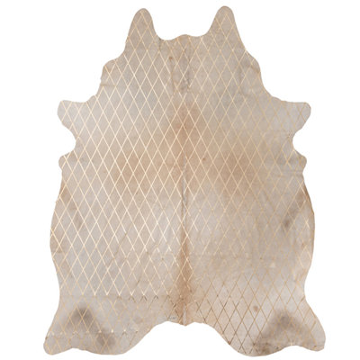 Arlequin Hide Cowhide Geometric Area Rug