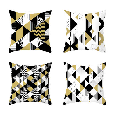 Fiqueroa Geometric Square Cushion Cover