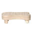 Table basse irrégulière avec plateau rabattable