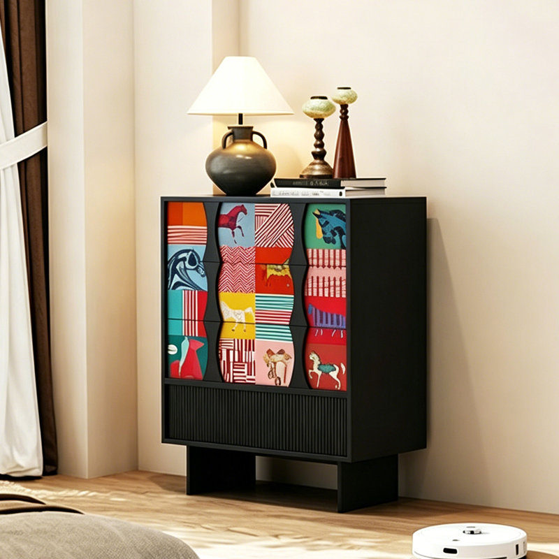 Commode d'appoint de style rétro moderne