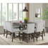 Goodloe 8PC Counter Height Dining Set -Table, Four Chairs And Complete Bench