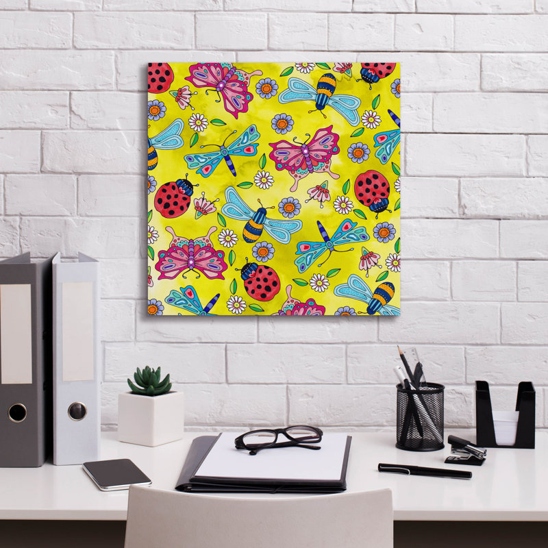 "Winged Things 30" par Hello Angel, H 18 po x l 18 po x P 0,75 po