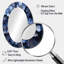 Miroir mural bleu traditionnel Adorned-1583190390