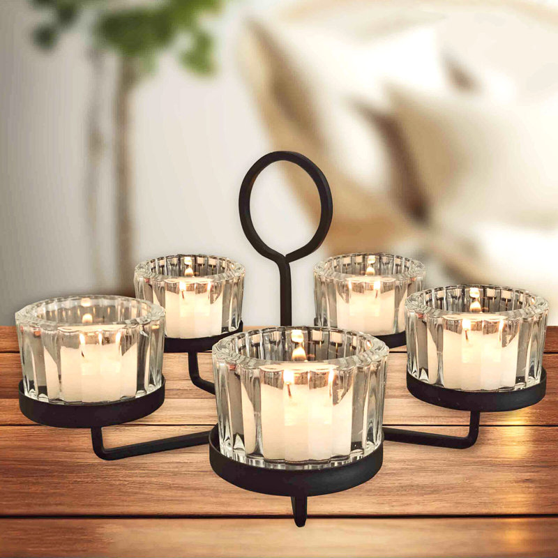 Metal Tabletop Candelabra