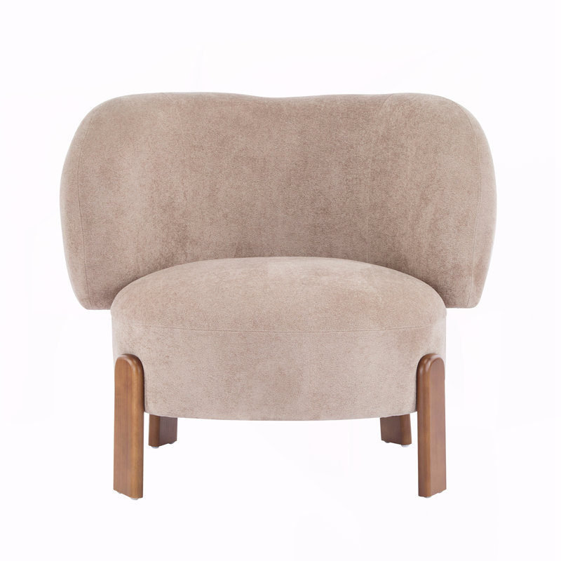 Fauteuil à oreilles, Marron clair
