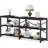 70.9" 3-Tier Industrial Console Table with X-Back