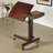 Lumen Walnut Adjustable Laptable Cart