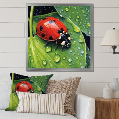 Coccinelles rouges et noires I