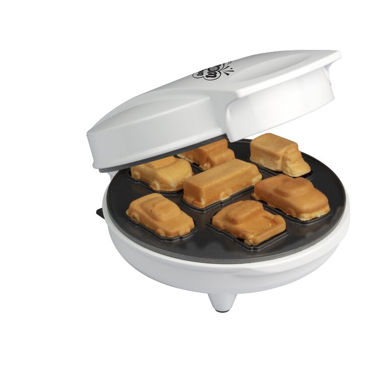 Car Mini Waffle Maker - Make 7 Fun, Different Race Cars, Trucks, and  Automobile Vehicle Shaped Pancakes- Electric Waffler Iron- Non-Stick Pan  Cake