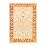 Classic One-of-a-Kind 4' 3" X 6' 2" Hand Knotted Area Rug