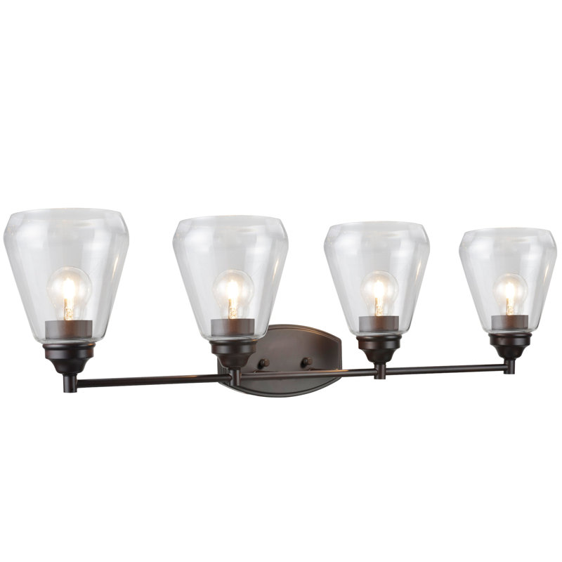 Wyble 4 - Light Dimmable Vanity Light, Oil Rubbed Bronze