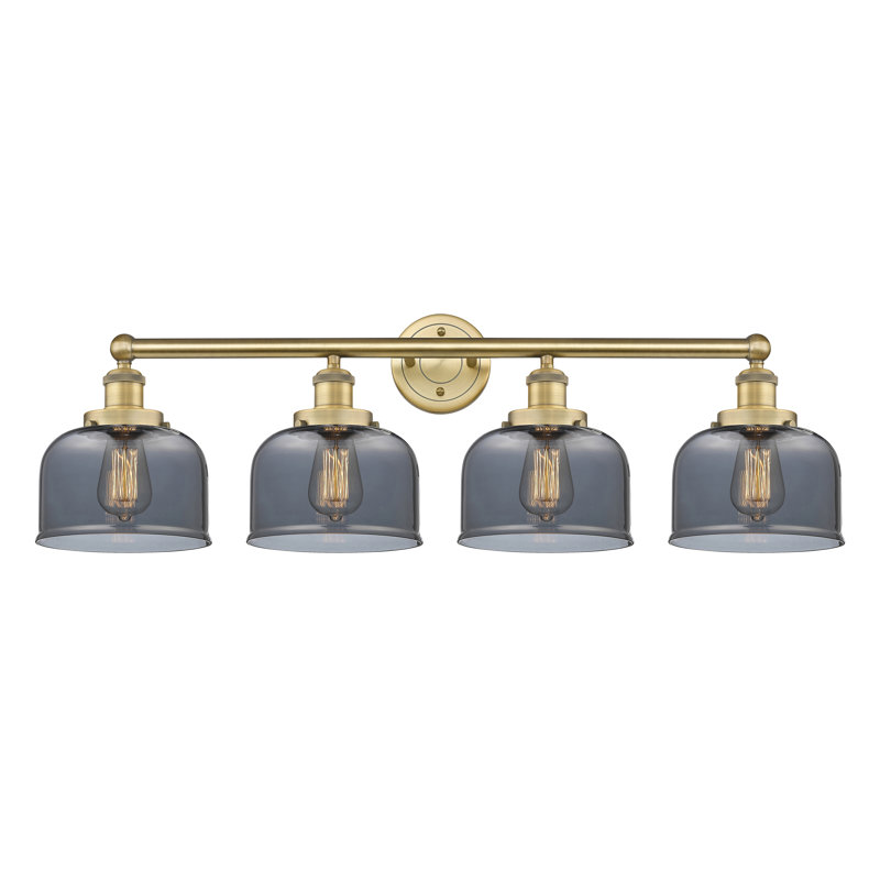 Annagene 4 - Light Dimmable Vanity Light, Plated Smoke, Brushed Brass