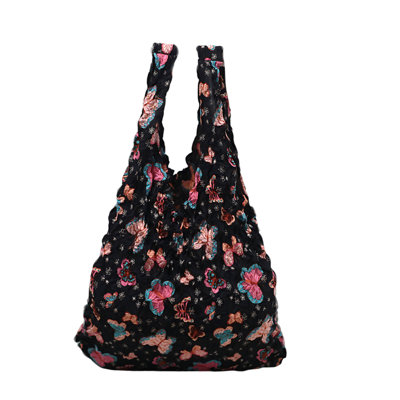 Backpack Large Capacity Multipurpose Shopping Bag Tote Bag Telescopic Bag Pleated Bag