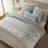 Aditya Taupe Twin Quilt Set-119377448