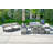 16 - Person Wicker Patio Dining Set with Rectangular Table , Cushions Included