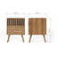 39.5cm W Manufactured Wood Bedside Table