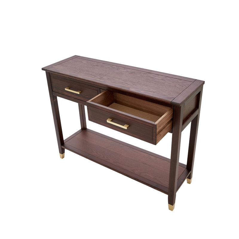 Minaxi 41.3'' Console Table, Brown