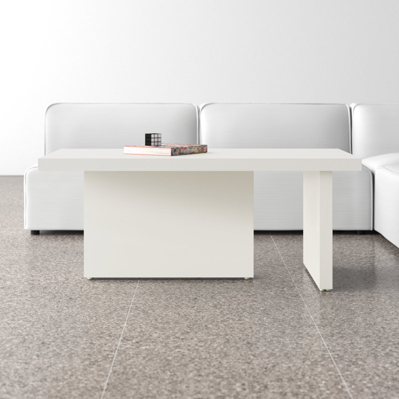 Aava Single Coffee Table, Ivory