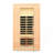 2-Person Far-Infrared Hemlock Indoor Sauna Room with Recessed Roof
