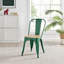 Chaise d'appoint empilable en métal Honora-1770996738
