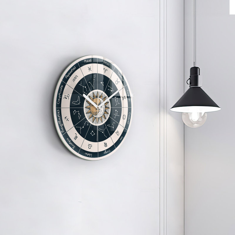 Glass Wall Clock